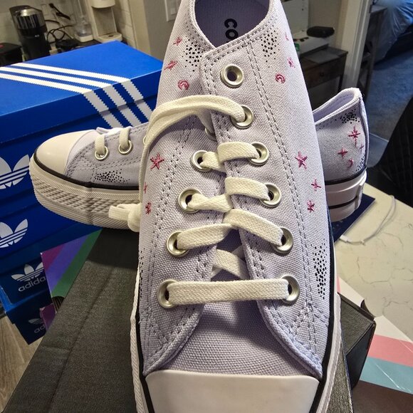 Converse Chuck Taylor All Star Lift Platform Low Shoes Women's Sz 7.5 A15004C - Picture 2 of 13